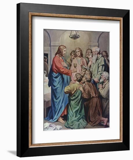 The Last Supper-Heinrich Hofmann-Framed Giclee Print