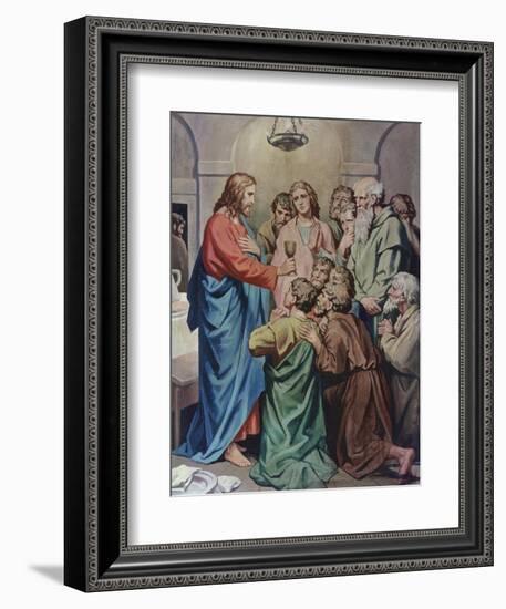 The Last Supper-Heinrich Hofmann-Framed Giclee Print