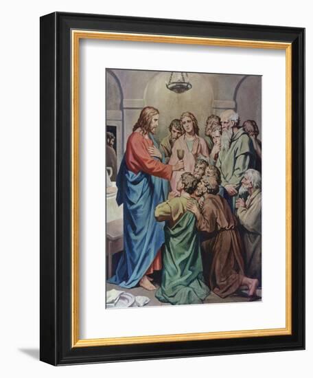 The Last Supper-Heinrich Hofmann-Framed Giclee Print