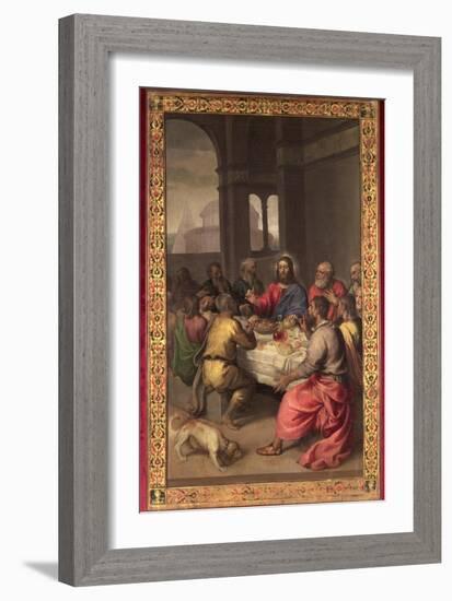 The Last Supper-Titian (Tiziano Vecelli)-Framed Giclee Print