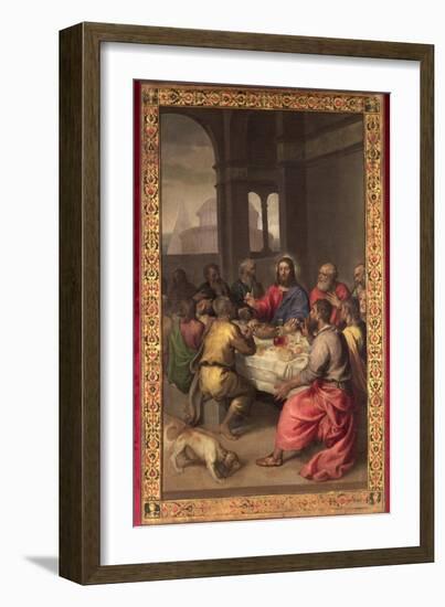 The Last Supper-Titian (Tiziano Vecelli)-Framed Giclee Print