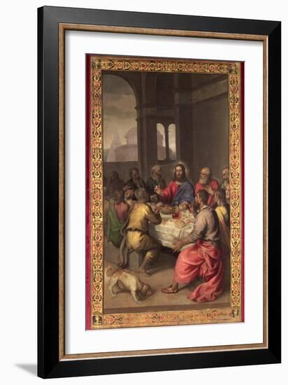 The Last Supper-Titian (Tiziano Vecelli)-Framed Giclee Print