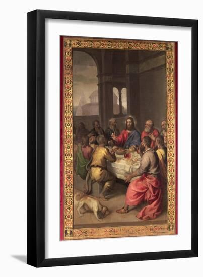 The Last Supper-Titian (Tiziano Vecelli)-Framed Giclee Print