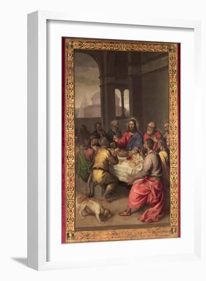 The Last Supper-Titian (Tiziano Vecelli)-Framed Giclee Print