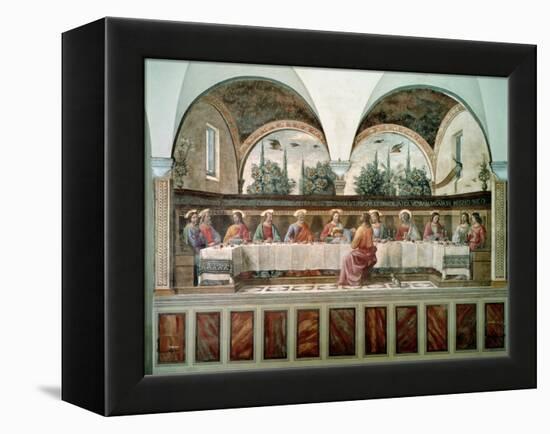 The Last Supper-Domenico Ghirlandaio-Framed Premier Image Canvas