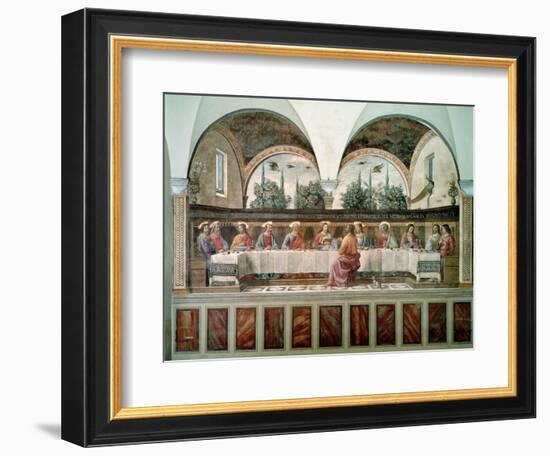 The Last Supper-Domenico Ghirlandaio-Framed Giclee Print