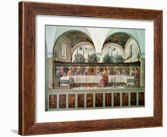 The Last Supper-Domenico Ghirlandaio-Framed Giclee Print