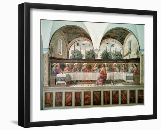 The Last Supper-Domenico Ghirlandaio-Framed Giclee Print