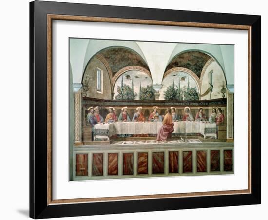 The Last Supper-Domenico Ghirlandaio-Framed Giclee Print