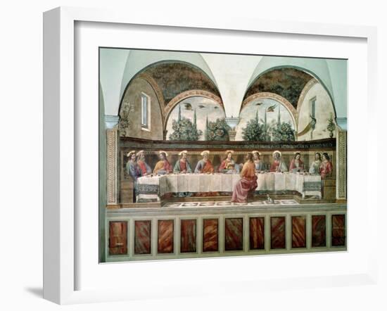 The Last Supper-Domenico Ghirlandaio-Framed Giclee Print