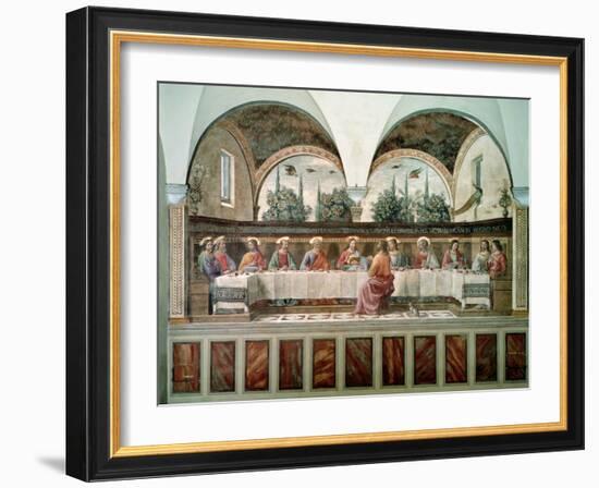 The Last Supper-Domenico Ghirlandaio-Framed Giclee Print