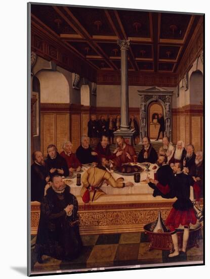 The Last Supper-Lucas Cranach the Elder-Mounted Giclee Print