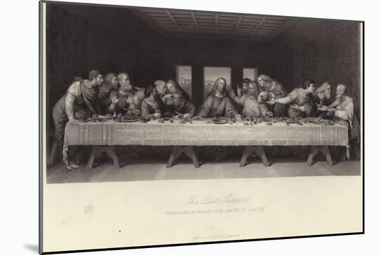 The Last Supper-Leonardo da Vinci-Mounted Giclee Print