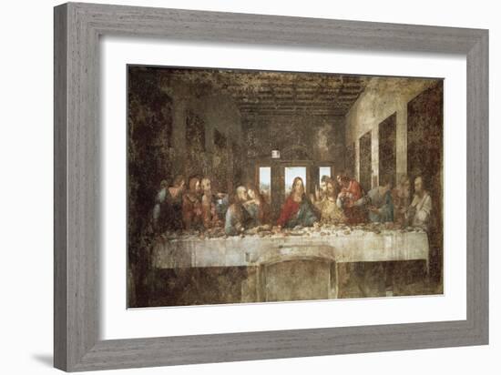 The Last Supper-Leonardo da Vinci-Framed Art Print