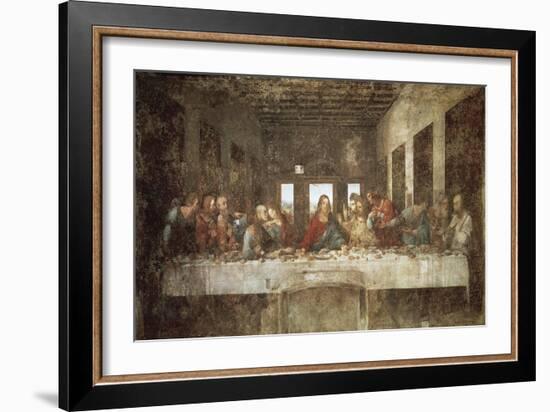 The Last Supper-Leonardo da Vinci-Framed Art Print