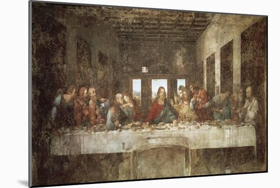 The Last Supper-Leonardo da Vinci-Mounted Art Print