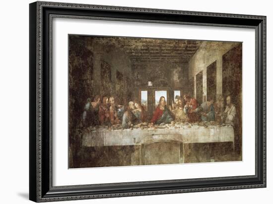 The Last Supper-Leonardo da Vinci-Framed Art Print