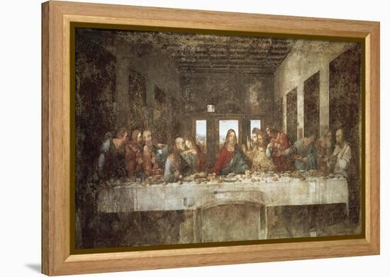 The Last Supper-Leonardo da Vinci-Framed Stretched Canvas