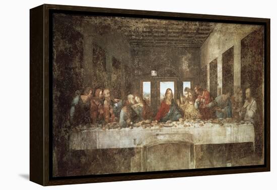 The Last Supper-Leonardo da Vinci-Framed Stretched Canvas