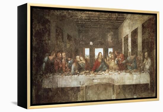 The Last Supper-Leonardo da Vinci-Framed Stretched Canvas