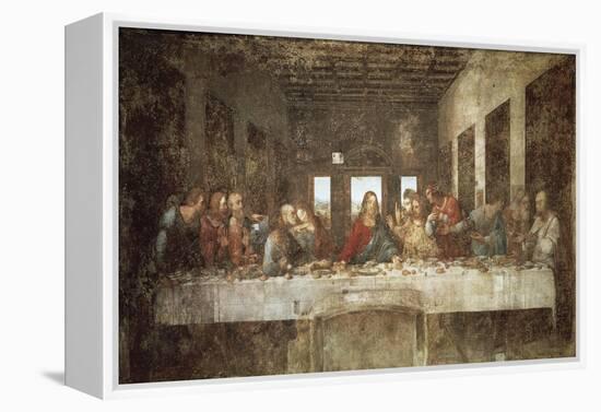 The Last Supper-Leonardo da Vinci-Framed Stretched Canvas