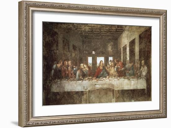 The Last Supper-Leonardo da Vinci-Framed Premium Giclee Print