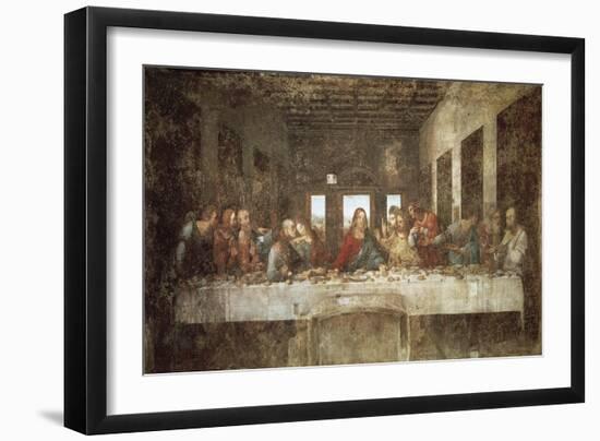 The Last Supper-Leonardo da Vinci-Framed Premium Giclee Print