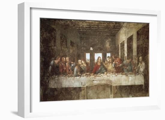 The Last Supper-Leonardo da Vinci-Framed Premium Giclee Print