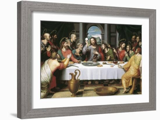 The Last Supper-Juan Juanes-Framed Art Print