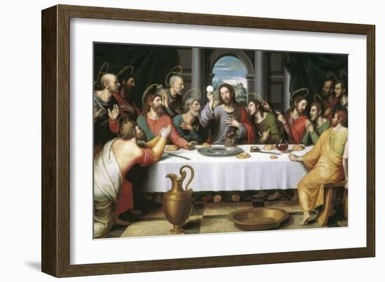 The Last Supper-Juan Juanes-Framed Art Print