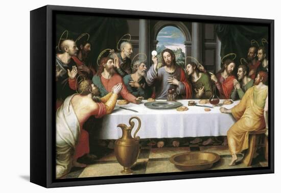 The Last Supper-Juan Juanes-Framed Stretched Canvas