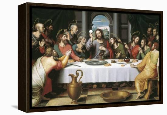 The Last Supper-Juan Juanes-Framed Stretched Canvas