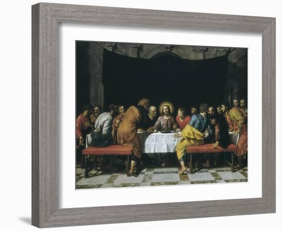 The Last Supper-Frans Pourbus II-Framed Art Print