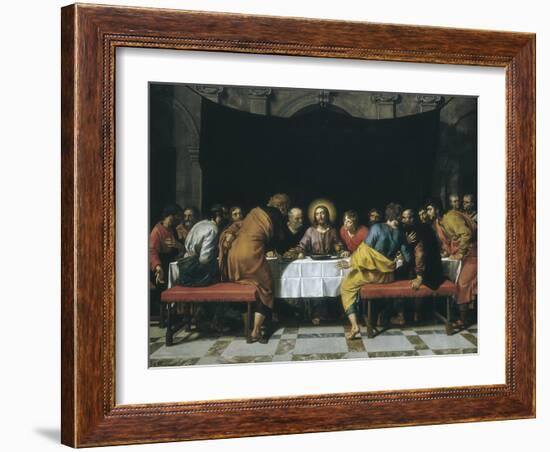 The Last Supper-Frans Pourbus II-Framed Art Print