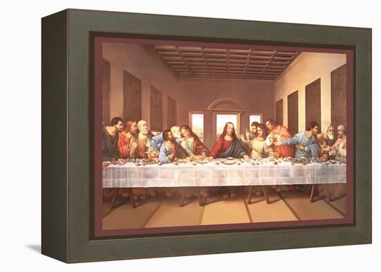 The Last Supper-Michaelangelo-Framed Stretched Canvas