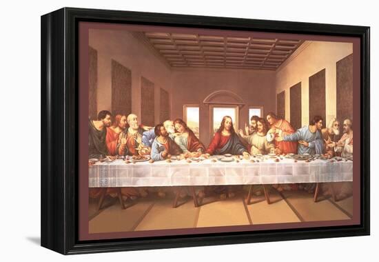 The Last Supper-Michaelangelo-Framed Stretched Canvas