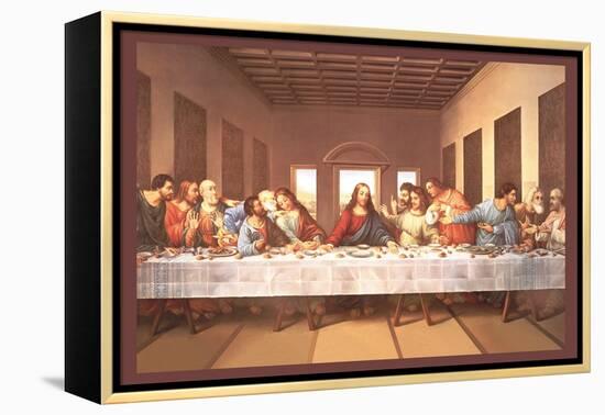 The Last Supper-Michaelangelo-Framed Stretched Canvas