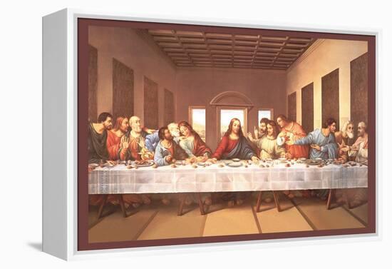 The Last Supper-Michaelangelo-Framed Stretched Canvas