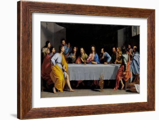The Last Supper-Philippe De Champaigne-Framed Premium Giclee Print
