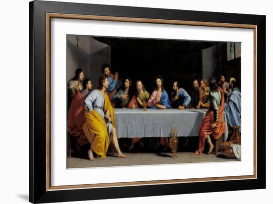 The Last Supper-Philippe De Champaigne-Framed Premium Giclee Print