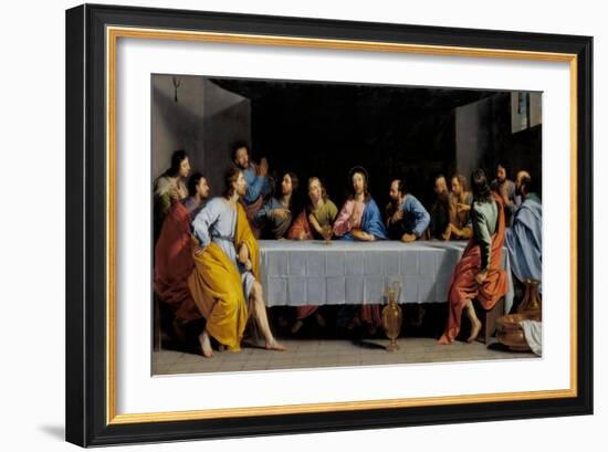The Last Supper-Philippe De Champaigne-Framed Premium Giclee Print