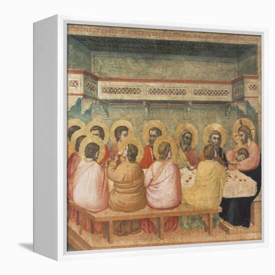 The Last Supper-Giotto di Bondone-Framed Premier Image Canvas