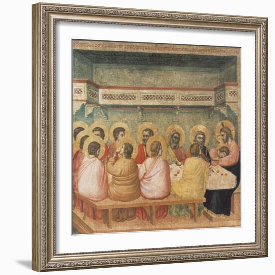 The Last Supper-Giotto di Bondone-Framed Giclee Print