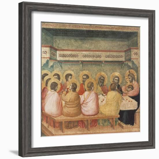 The Last Supper-Giotto di Bondone-Framed Giclee Print