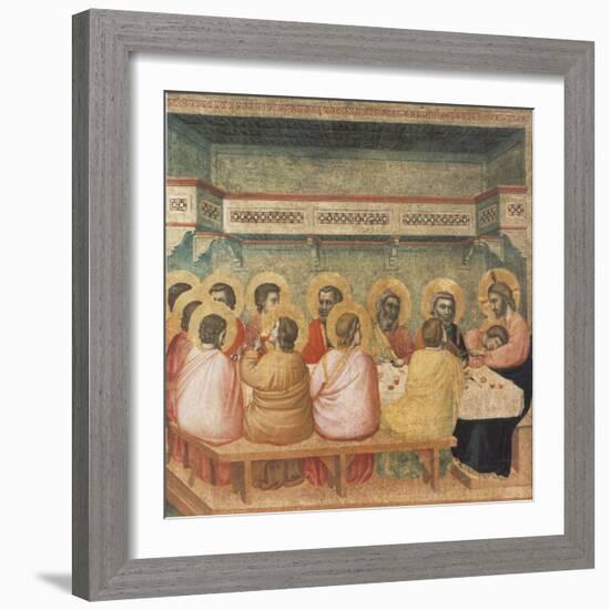 The Last Supper-Giotto di Bondone-Framed Giclee Print