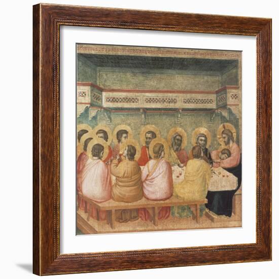 The Last Supper-Giotto di Bondone-Framed Giclee Print