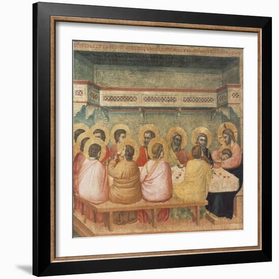 The Last Supper-Giotto di Bondone-Framed Giclee Print