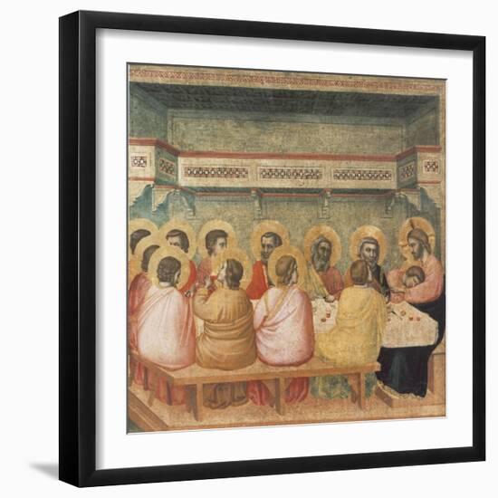 The Last Supper-Giotto di Bondone-Framed Giclee Print