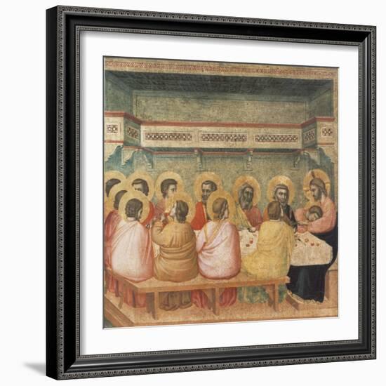 The Last Supper-Giotto di Bondone-Framed Giclee Print