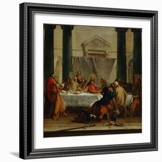 The Last Supper-Giovanni Battista Tiepolo-Framed Giclee Print